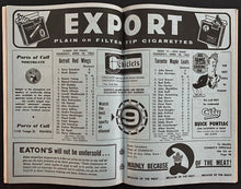 Load image into Gallery viewer, 1962-63 NHL Hockey Toronto Maple Leafs Stanley Cup Clincher Game Program
