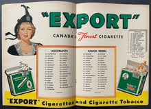 Load image into Gallery viewer, 1957 Varsity Stadium CFL Football Program Toronto Argos vs Ottawa Rough Riders
