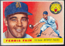 Load image into Gallery viewer, 1955 Topps Baseball #11 Ferris Fain Detroit Tigers Vintage MLB Sports Card
