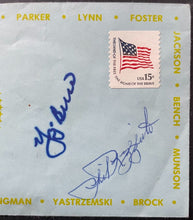 Load image into Gallery viewer, 1979 Yogi Berra Phil Rizzuto Signed Cachet  Seattle New York Yankees MLB PSA
