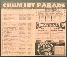 Load image into Gallery viewer, 1966 1050 Chum Chart Radio Station Survey Music Toronto Mamas &amp; Papas
