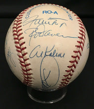 Load image into Gallery viewer, 3000 Hit Club Multi Signed Baseball (19) Pete Rose George Brett Aaron Brett JSA
