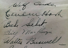 Load image into Gallery viewer, 1936-37 Signed NHL 11 Montreal Canadiens Howie Morenz Final Season Autographed
