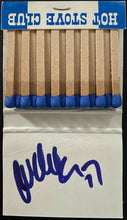 Load image into Gallery viewer, Maple Leaf Gardens Hot Stove Club Matches Autographed By Wendel Clark Toronto
