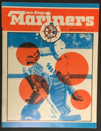 1975 WHA Hockey Program Vintage San Diego Mariners vs Chicago Cougars