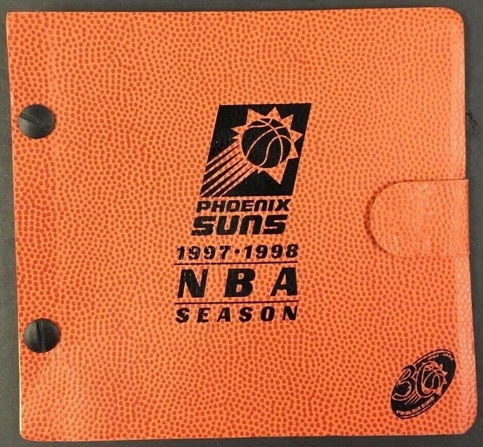1997-1998 Full Set NBA 30th Anniversary Ticket Album Phoenix Suns Basketball Vtg
