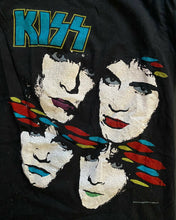 Load image into Gallery viewer, Kiss Asylum World Tour 1985/86 Concert T-Shirt Size Large Original Screen Stars
