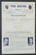 1939 New York Rovers Eastern Amateur Hockey League 4 Page Newsletter Vintage