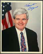 Newt Gingrich Signed Autographed Photo 50th Speaker USA House Representatives