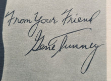 Load image into Gallery viewer, 1926 Gene Tunney Facsimile Autograph Photo
