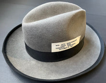 Load image into Gallery viewer, Frank Finnigan Worn Fedora 1993 Toronto Maple Leafs F. Lacombe Chapelier NHL
