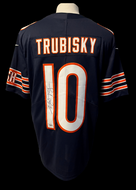 Mitchell Trubisky Signed Chicago Bears Football Jersey Auto Fanatics Authentic