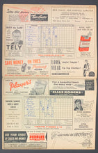 Load image into Gallery viewer, 1956 Maple Leaf Stadium Program Leafs vs Montreal Royals International League
