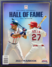 Load image into Gallery viewer, 2023 Baseball Hall of Fame Yearbook Fred McGriff Scott Rolen MLB Program
