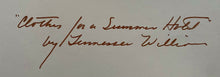 Load image into Gallery viewer, Geraldine Page Autographed Photo Actress Zelda Clothes For A Summer Hotel JSA
