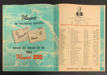 Load image into Gallery viewer, 1964 Mosport Players 200 Formula Race Program Bruce McLaren Wins Vintage
