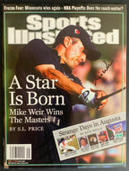 2003 Sports Illustrated Masters Golf Issue Mike Weir Autographed Cover Signed