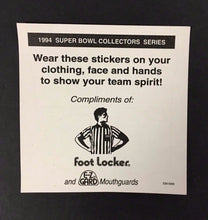 Load image into Gallery viewer, NFL 1994 Super Bowl XXVIII Sticker Set - Dallas Cowboys - Buffalo Bills
