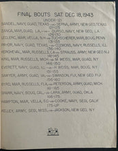 Load image into Gallery viewer, 1943 Vintage United States Forces Boxing Championships Program Solomon Islands
