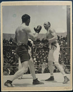 1909 Type 1 Boxing Photo Bill Lang Bob Fitzsimmons Austrailian Title Fight