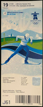 Load image into Gallery viewer, 2010 Vancouver Olympics Women's 15KM Pursuit Ticket Marit Bjorgen Gold Medal
