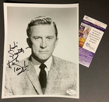 Load image into Gallery viewer, Kirk Douglas Signed Autographed Photo Famous Actor + Director Movie Star JSA COA
