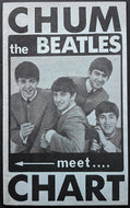 1964 Chum Chart Beatles 1st Time Cover + #1 Song Vintage Radio Survey Music