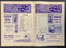 Load image into Gallery viewer, 1961 Montreal Forum Hockey Program Canadiens vs Detroit Red Wings NHL Vintage

