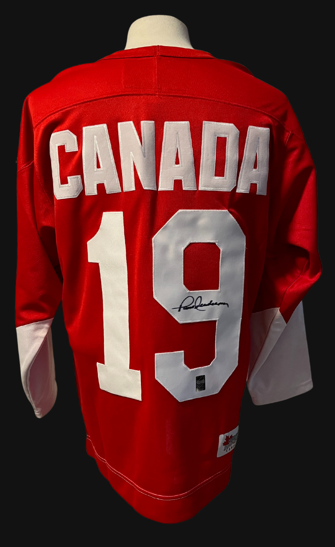 Paul Henderson Autographed 1972 Team Canada Hockey Jersey Signed