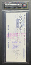 Load image into Gallery viewer, 1975 Maple Leaf Gardens Cheque Donald Crump + Ballard Signed Hot Stove Club
