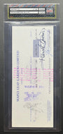 1975 Maple Leaf Gardens Cheque Donald Crump + Ballard Signed Hot Stove Club