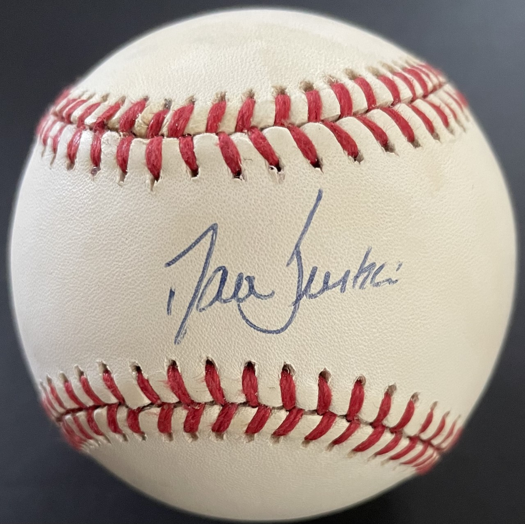 David Justice Signed Autographed National League Rawlings Baseball JSA