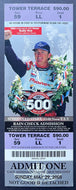 1997 Indy 500 Ticket + Parking Pass Indianapolis IndyCar Racing Buddy Rice VTG