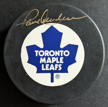 Load image into Gallery viewer, Paul Henderson Signed NHL Toronto Maple Leafs Vintage Sports Hockey Puck
