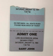 Load image into Gallery viewer, 1994 Oldtimers Game vs Law Enforcement Hockey Program + 2 Tix Signed x15 NHLers
