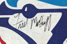 Load image into Gallery viewer, Fred McGriff Autographed Toronto Blue Jays Signed Pennant MLB Baseball HOF JSA

