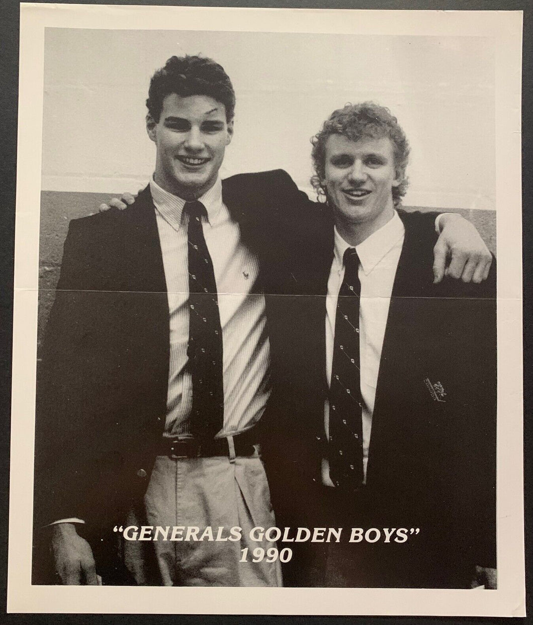 1990 Oshawa Generals Golden Boys Photo Eric Lindros Mike Craig HOF OHL CHL NHL