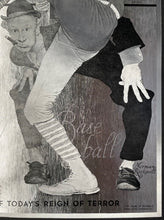 Load image into Gallery viewer, Ltd Ed Silver Foil Copy Norman Rockwell 100th Year of Baseball 1939 Cover Print
