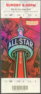 2016 NBA All-Star Game Toronto Full Ticket Kobe Bryant Last Appearance + Lanyard