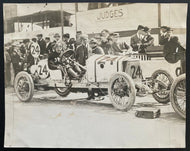1912 Vintage Indy 500 Date Stamped Type 1 Photo Len Ormsby Final Race LOA
