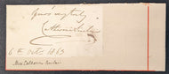 Catherine Sinclair Scottish Novelist Autographed Signed Cut Vintage Writer