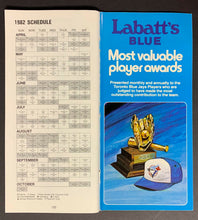 Load image into Gallery viewer, 1982 Toronto Blue Jays Baseball Media Guide MLB Exhibition Stadium Vintage
