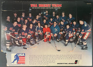 1980 USA Hockey Olympic Gold Medal Miracle Team Promo POS Poster Northland Vtg