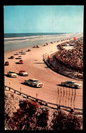 1958 Daytona 500 Racing Daytona Beach Florida Vintage Postcard