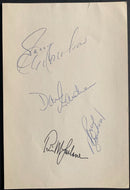 1970's Hockey Night In Canada Promo Card Autographed Brian McFarlane NHL Hockey