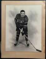 1940's Buddy O'Connor Canadiens HOFer Rice Studio Photo + Presentation Folder