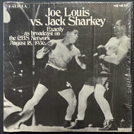 1960s Vintage Boxing Joe Louis Jack Sharpey Fight LP Record W/ Babe Ruth B-Side