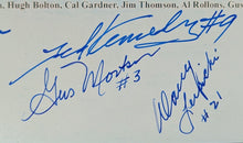 Load image into Gallery viewer, 1950/51 Toronto Maple Leafs Stanley Cup Autographed Team Photo Signed x11  JSA
