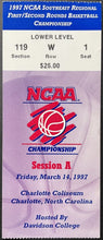 Load image into Gallery viewer, 1997 NCAA Basketball Tournament 1st / 2nd Round Championship Game Ticket x2
