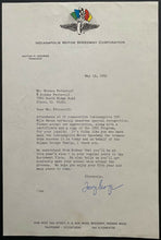 Load image into Gallery viewer, 1991 Indianapolis Motor Speedway Stationary Letter President Tony George Vintage
